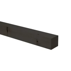 Stolpe til glashavehegn 7 x 7 x 150 cm NTR-A, sort HORTUS