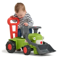Traktor med rat, horn, og skubbehåndtag Claas Vintage FALK
