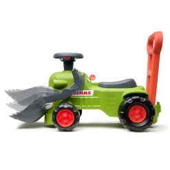 Traktor med rat, horn, og skubbehåndtag Claas Vintage FALK