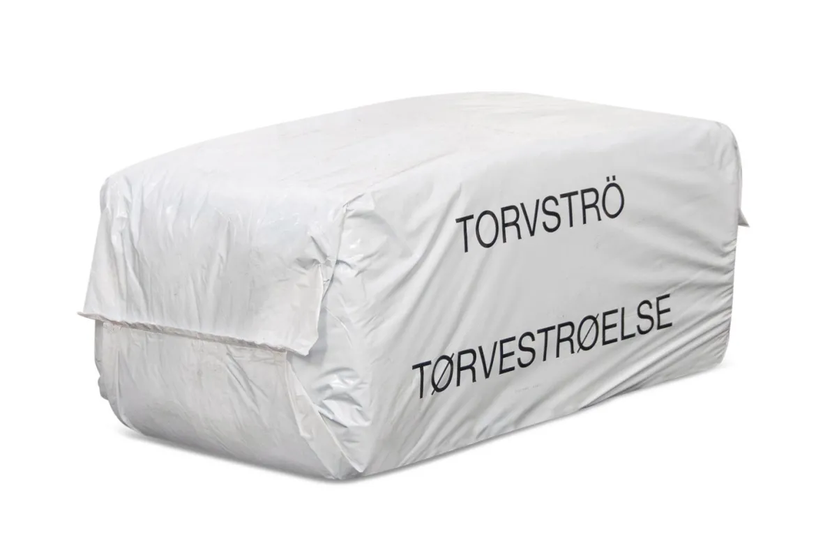 Tørvestrøelse til heste - palle med 18 poser af 300 liter