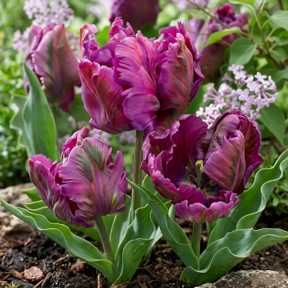 Tulipan 'Parrot Negrita'