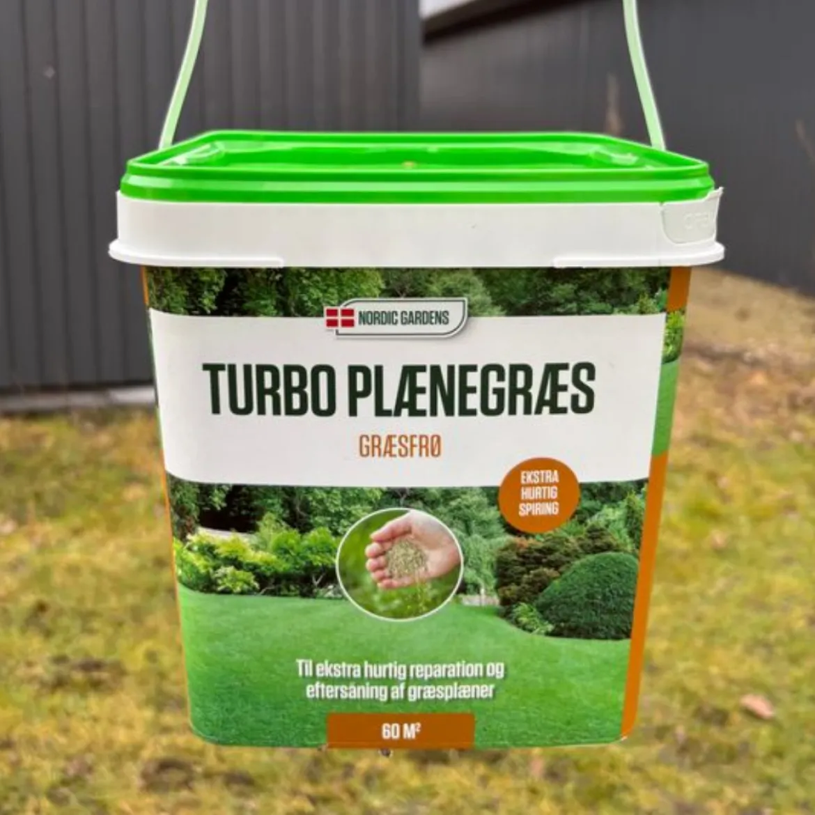 Turbo plænegræs græsfrø - 60m2