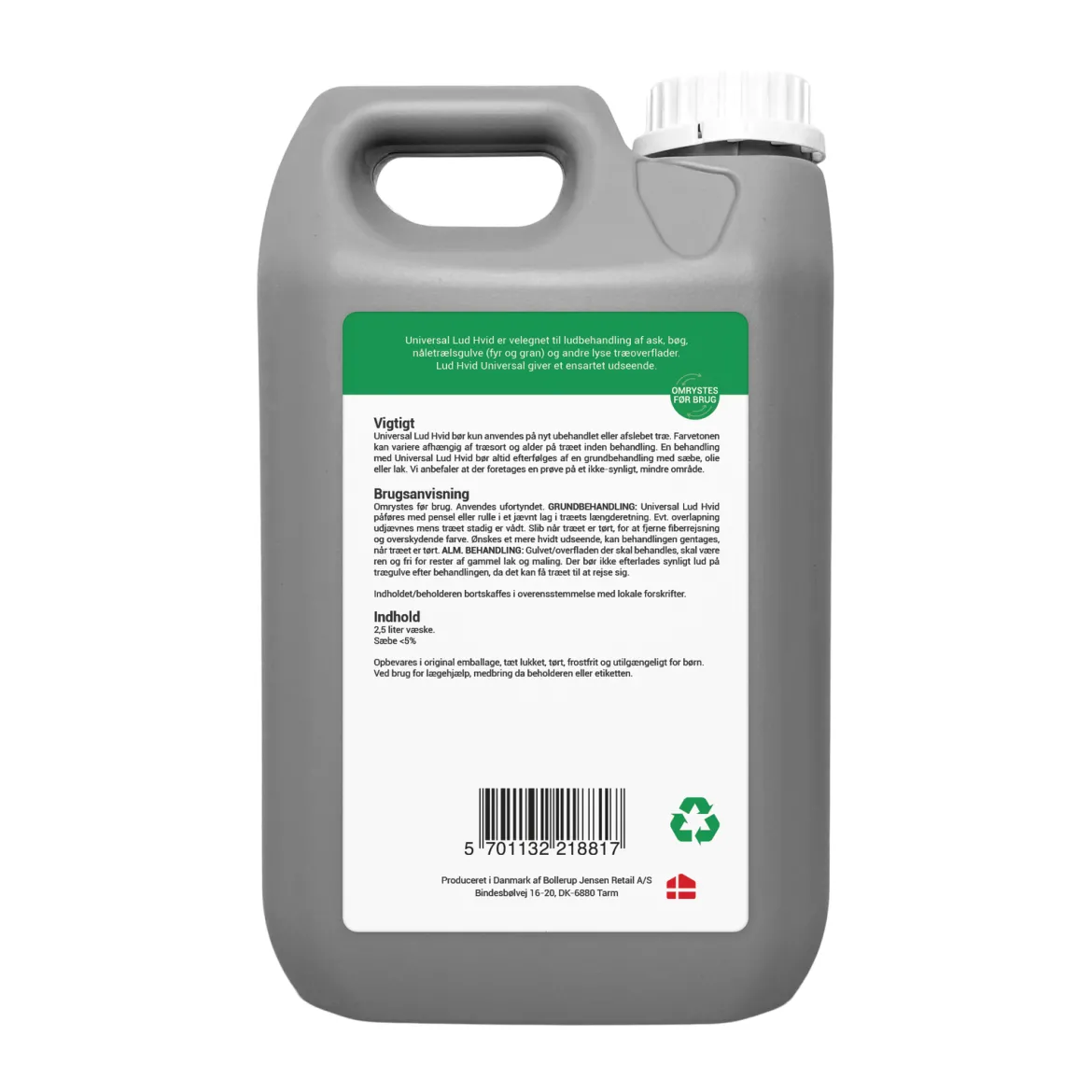 Universal Lud (Hvid) - 2,5 liter