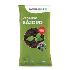 Vegansk Såjord til økologisk dyrkning - 40 liter